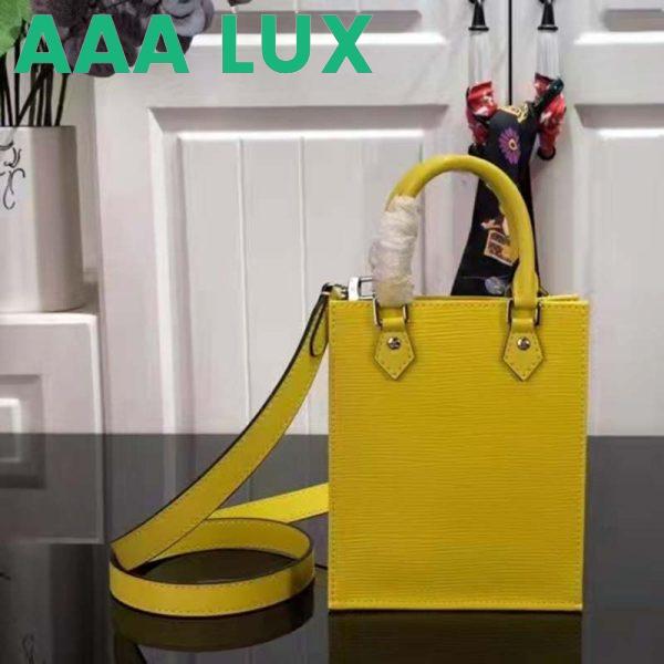 Replica Louis Vuitton Unisex Petit Sac Plat Yellow Epi Embossed Supple Grained Cowhide 3