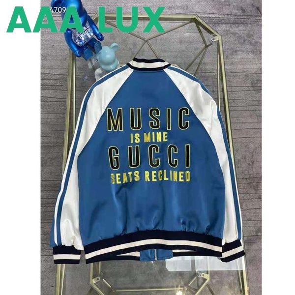Replica Gucci GG Men Gucci 100 Duchesse Jacket Blue White Duchesse 4