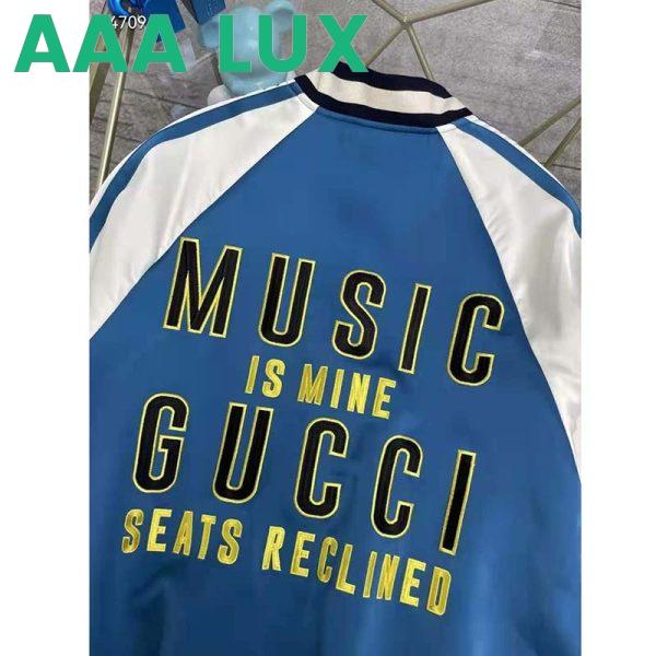 Replica Gucci GG Men Gucci 100 Duchesse Jacket Blue White Duchesse 6