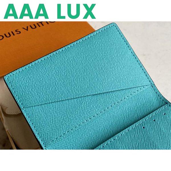 Replica Louis Vuitton Unisex Pocket Organizer LV Graffiti Green Coated Canvas Cowhide Leather 10