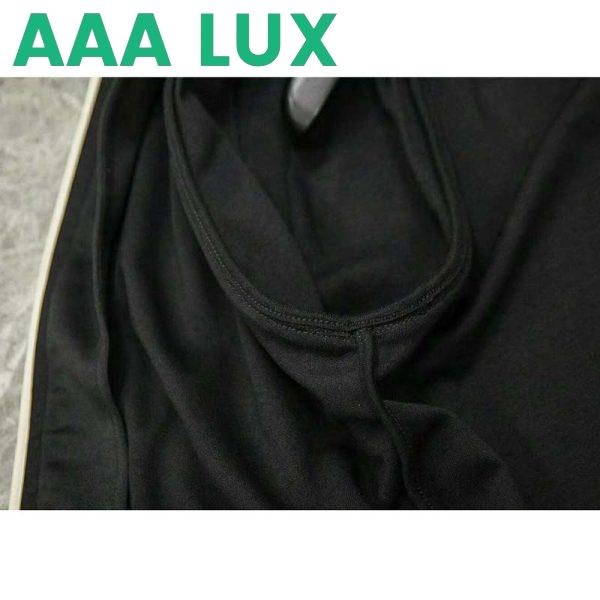 Replica Gucci GG Men Oversize Technical Jersey Jacket Interlocking G-Black 13