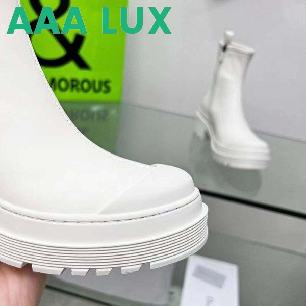 Replica Dior Women CD Symbol Ankle Boot White Supple Calfskin 15 Cm High 12
