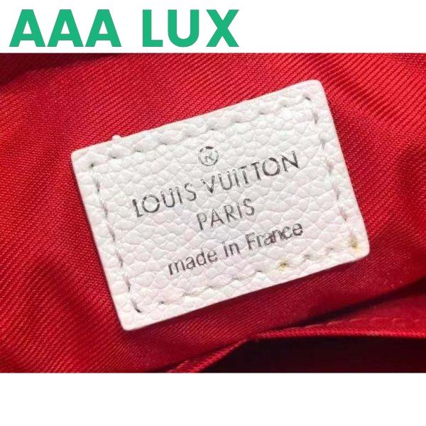 Replica Louis Vuitton Unisex Trio Messenger White Damier Spray Cowhide Leather 11