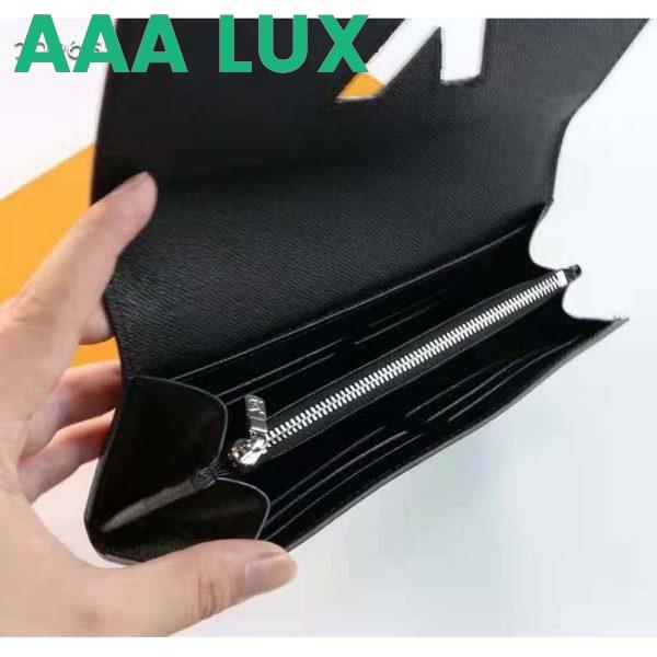 Replica Louis Vuitton Unisex Twist Wallet Black Epi Grained Cowhide Leather 8