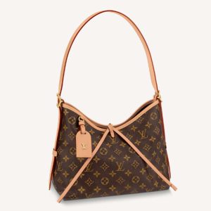 Replica Louis Vuitton Women LV CarryAll PM Handbag Brown Monogram Coated Canvas
