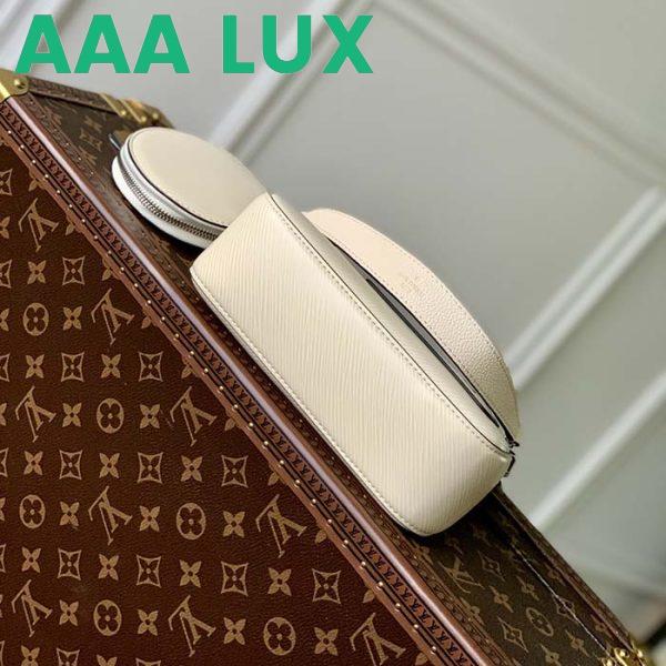 Replica Louis Vuitton Women LV Marellini Handbag Quartz White Epi Grained Cowhide Leather 6