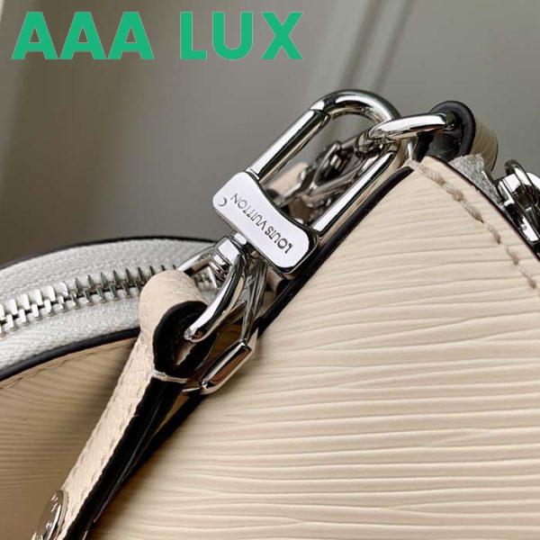 Replica Louis Vuitton Women LV Marellini Handbag Quartz White Epi Grained Cowhide Leather 8