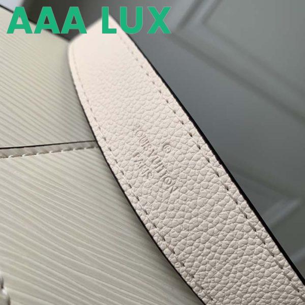 Replica Louis Vuitton Women LV Marellini Handbag Quartz White Epi Grained Cowhide Leather 9