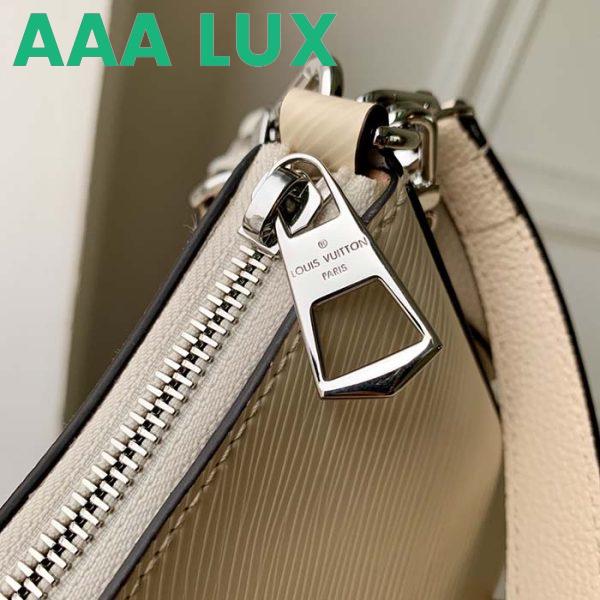 Replica Louis Vuitton Women LV Marellini Handbag Quartz White Epi Grained Cowhide Leather 10