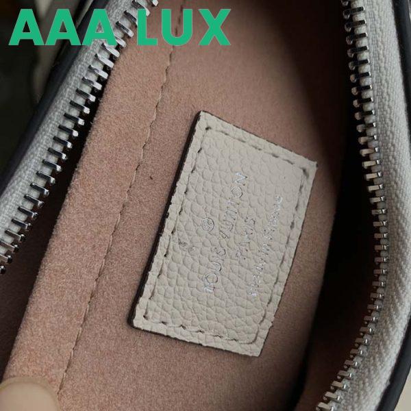 Replica Louis Vuitton Women LV Marellini Handbag Quartz White Epi Grained Cowhide Leather 11