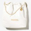 Replica Chanel Women 22 Large Handbag Calfskin Gold-Tone Lacquered Metal