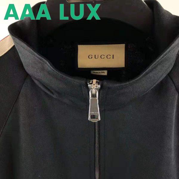 Replica Gucci Women Technical Jersey Jacket-Black 5