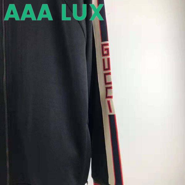 Replica Gucci Women Technical Jersey Jacket-Black 14