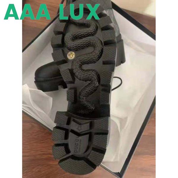 Replica Gucci GG Women’s GG Ankle Boot Black GG Supreme Canvas 7 cm Heel 10