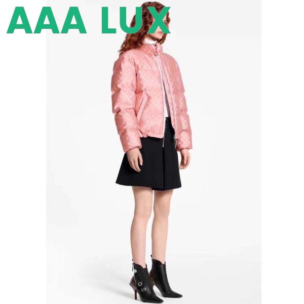 Replica Louis Vuitton LV Women Short Down Jacket in Regular Fit-Pink 5