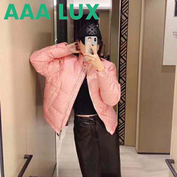 Replica Louis Vuitton LV Women Short Down Jacket in Regular Fit-Pink 6