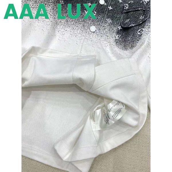 Replica Louis Vuitton Women LV Workwear Shirt Cotton Grey Loose Fit 10