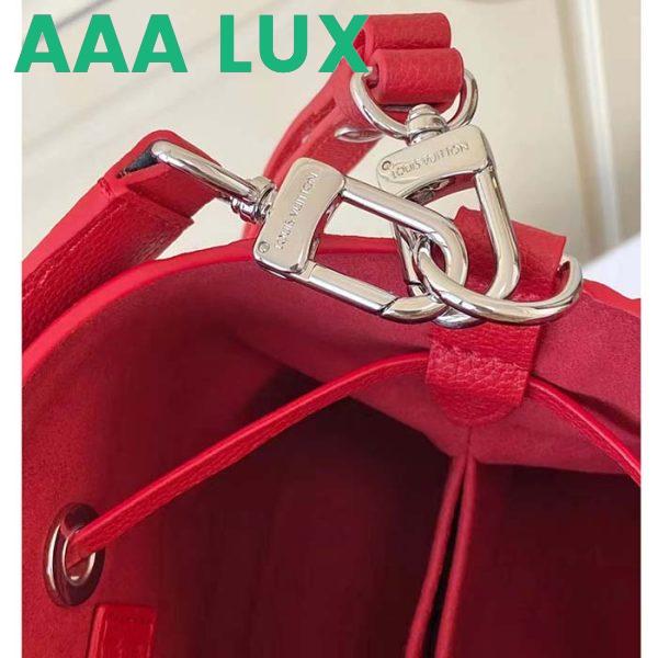 Replica Louis Vuitton Women LVxYK NeoNoé BB Red White Grained Epi Cowhide Leather 11