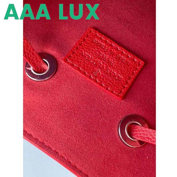 Replica Louis Vuitton Women LVxYK NeoNoé BB Red White Grained Epi Cowhide Leather 12