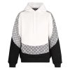 Replica Louis Vuitton LV Men Monogram Hoodie Wool Polyester Brown Slightly Loose Fit 18