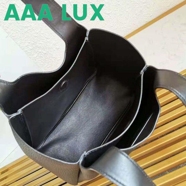 Replica Prada Women Calf Leather Handbag-Black 10