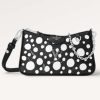 Replica Louis Vuitton LV Women Easy Pouch On Strap Black White Embossed Grained Monogram Cowhide