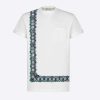 Replica Dior Men Oblique T-shirt Relaxed Fit Off-White Terry Cotton Jacquard 13