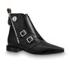 Replica Louis Vuitton LV Women Jumble Flat Ankle Boot in Calf Leather-Black 13