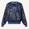 Replica Gucci Men Double G Jacquard Wool V-Neck Sweater Camel and Brown 14