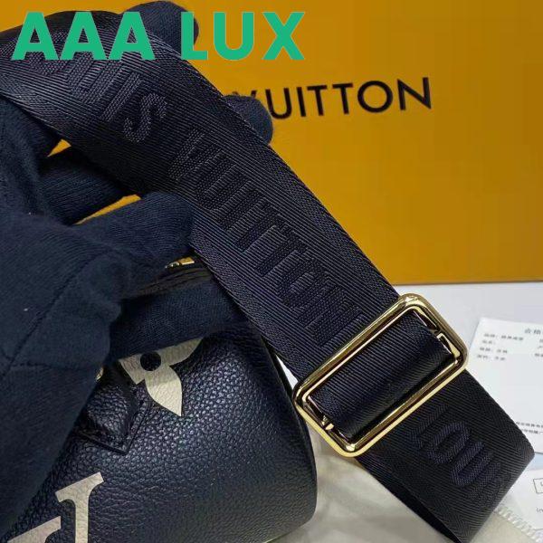Replica Louis Vuitton Women Papillon BB Black Beige Embossed Supple Grained Cowhide Leather 11