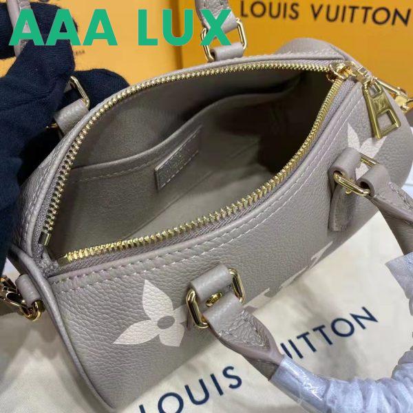 Replica Louis Vuitton Women Papillon BB Dove Cream Embossed Supple Grained Cowhide Leather 8