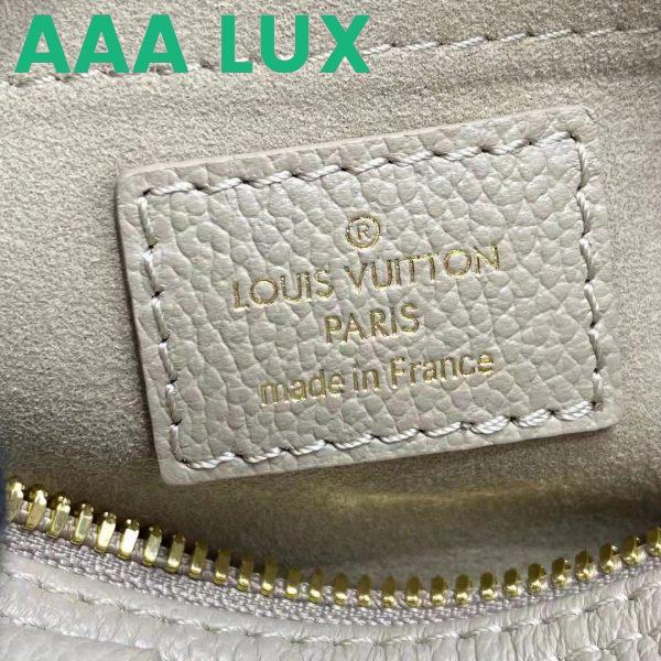 Replica Louis Vuitton Women Papillon BB Dove Cream Embossed Supple Grained Cowhide Leather 16