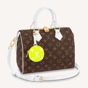 Replica Louis Vuitton Women Speedy Bandoulière 25 Handbag Monogram Coated Canvas Cowhide Leather
