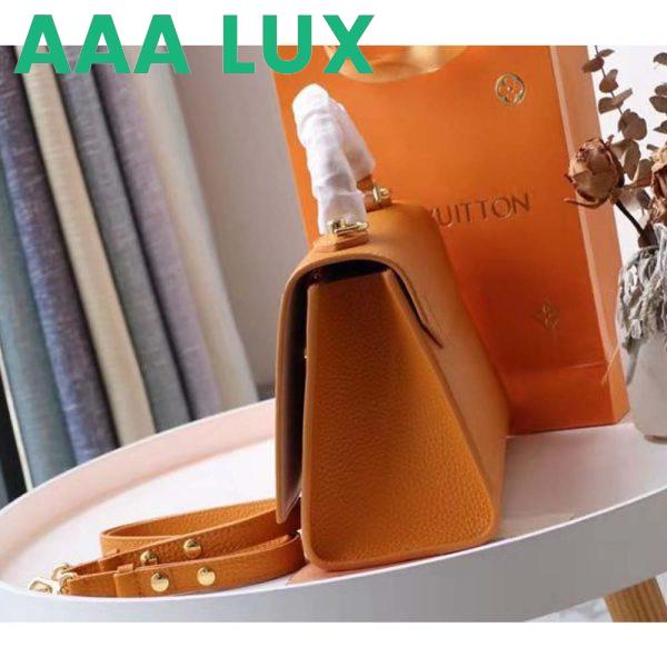 Replica Louis Vuitton Women Twist One Handle PM Handbag in Taurillon Leather-Brown 4