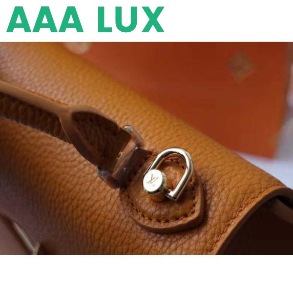Replica Louis Vuitton Women Twist One Handle PM Handbag in Taurillon Leather-Brown 9