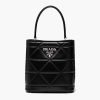 Replica Prada Women Bucket Design Spectrum Leather Bag-White 12