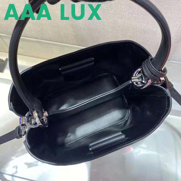 Replica Prada Women Bucket Design Spectrum Leather Bag-Black 10