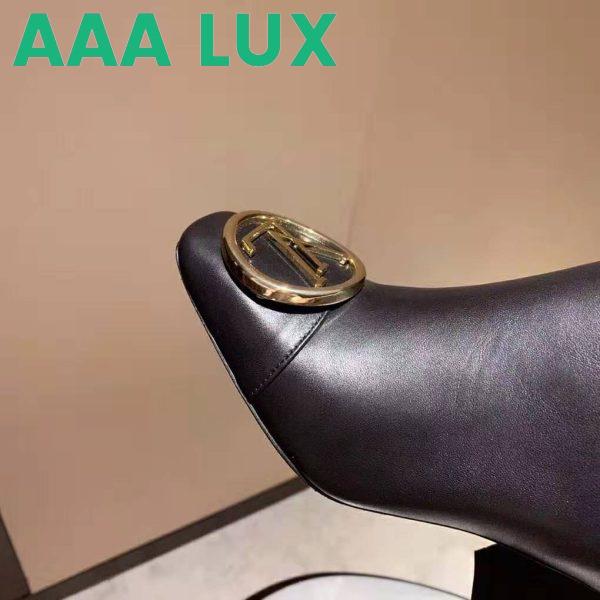 Replica Louis Vuitton LV Women Madeleine Ankle Boot Soft Black Calf Leather 7.5 cm Heel 11