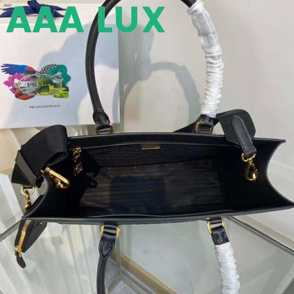 Replica Prada Women Large Saffiano Leather Handbag-Black 9