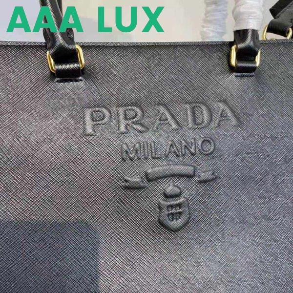 Replica Prada Women Medium Saffiano Leather Handbag-Black 10