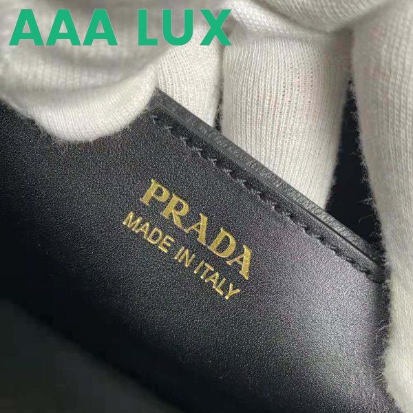Replica Prada Women Medium Saffiano Leather Prada Matinee Bag-Black 11