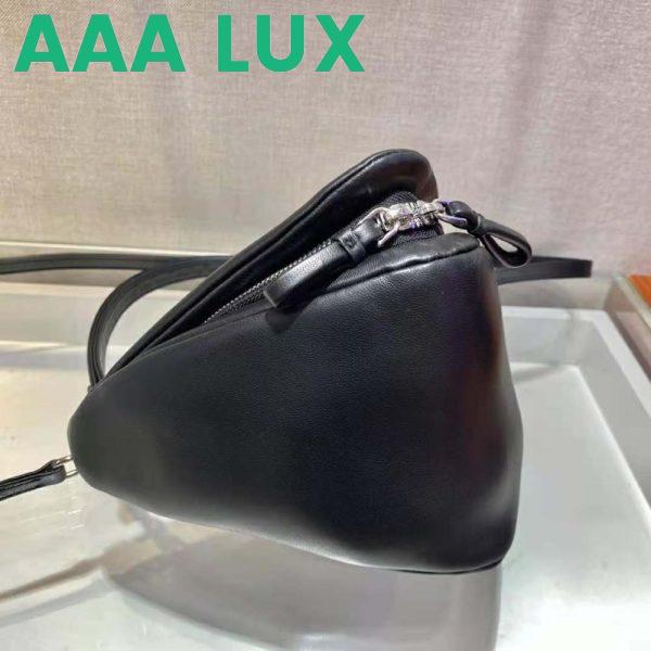 Replica Prada Women Padded Nappa Leather Handbag-Black 7
