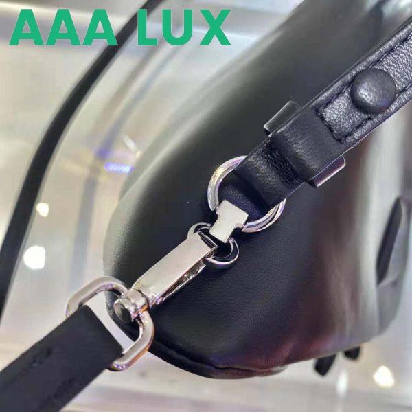 Replica Prada Women Padded Nappa Leather Handbag-Black 8