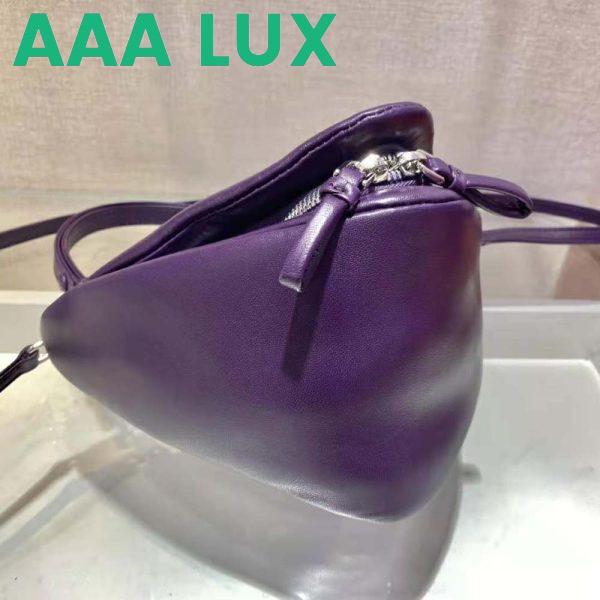 Replica Prada Women Padded Nappa Leather Handbag-Purple 7