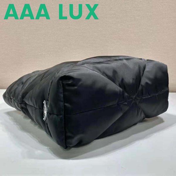 Replica Prada Women Padded Re-Nylon Tote Bag-Black 7