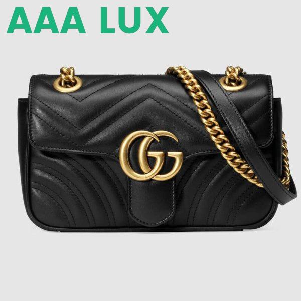 Replica Gucci GG Women GG Marmont Matelassé Mini Bag in Matelassé Chevron Leather 2