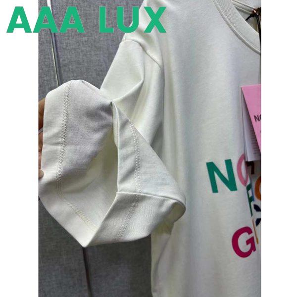 Replica Gucci GG Women The North Face x Gucci T-Shirt Cotton Jersey Crewneck Oversize Fit 9