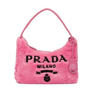 Replica Prada Women Re-Edition 2000 Terry Mini-Bag-Pink 2
