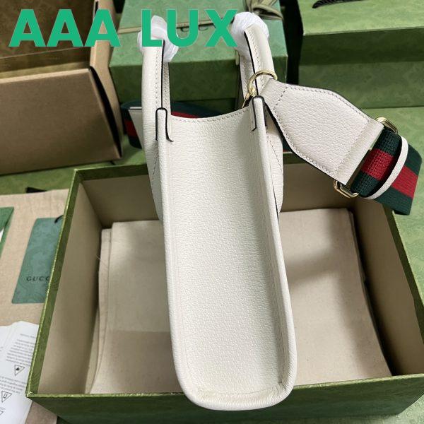 Replica Gucci Unisex Animal Print Mini Tote Bag Beige Ebony GG Supreme Canvas 6