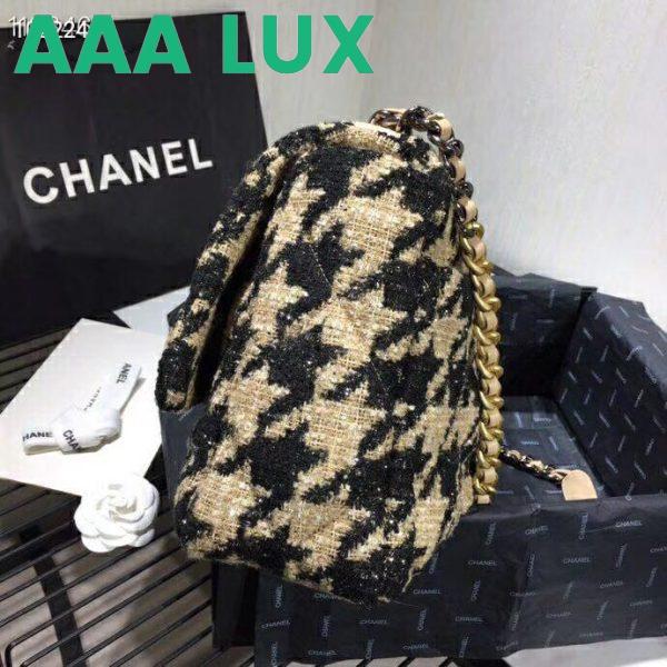 Replica Chanel Women 19 Maxi Flap Bag-Black and Sandy 8